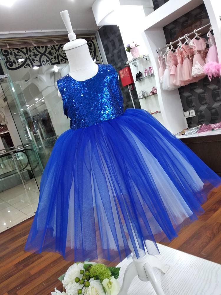 Sapphire Shimmer Dress