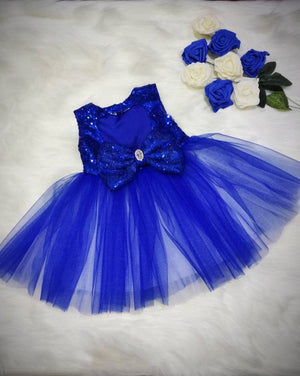 Sapphire Shimmer Dress